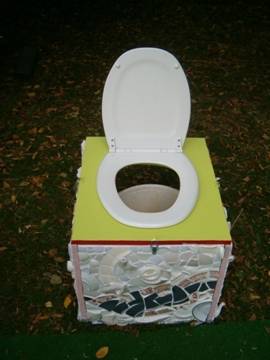 Toilette sèche faite maison